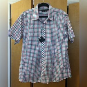 Jared Lang short sleeve button down NWT Sz 2XL